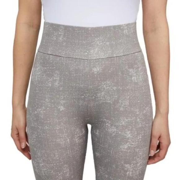 Mexx Women's Leggings Washed Tie Dye Ruched Grey High Rise Waist Size Medium - Picture 6 of 14